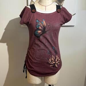 Joe Browns Butterfly T-Shirt Women's 8